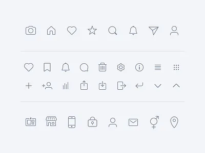 Flume Icons app icon icon set instagram interface mac osx ui