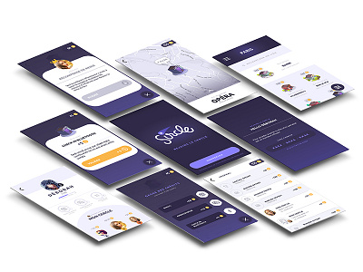 Sircle (mvp) app interface ios product profile ui ux