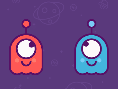 Planet Communication after animation cartoon effects illustration ui ux