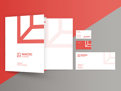 Nacog branding furniture identity kitchen minimal