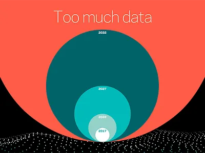 Too much data data infographics powerpoint ppt