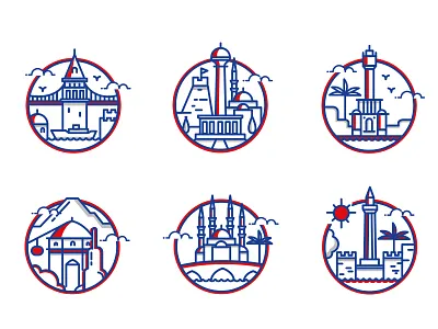 City Icons in Turkey