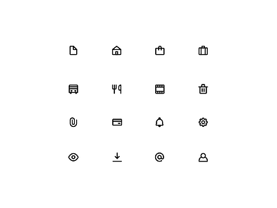 Roger Icons icon system iconography icons