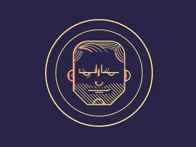 T icon character icon portrait user