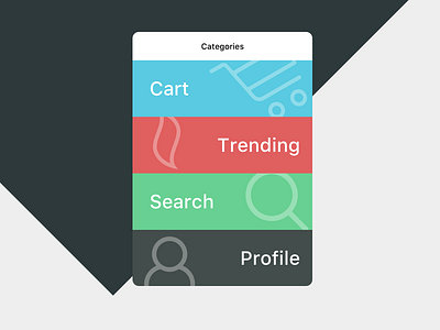 Categories categories categorize list menu