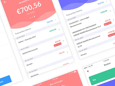 Declararation project cards clean colors currency declare transactions vibrant