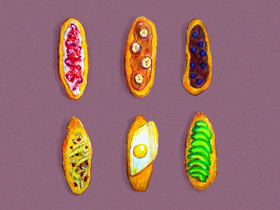 Breakfast Sweet Potatoes breakfast food illustration sweet potato