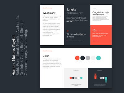 Brand brand colour presentation sans serif type ui