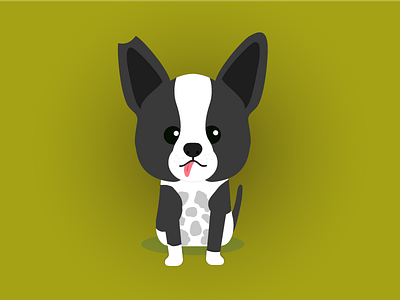 TBD - Tiny Black Dog chihuahua dog illustration puppy rat terrier