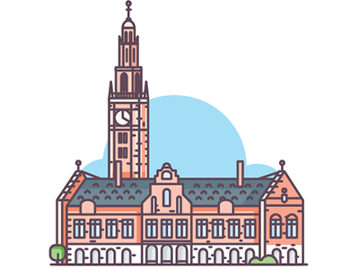 Leuven - Central Library belgium building city leuven library louvain old university