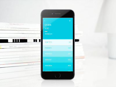 Color Reference Concept UI app color mobile ui
