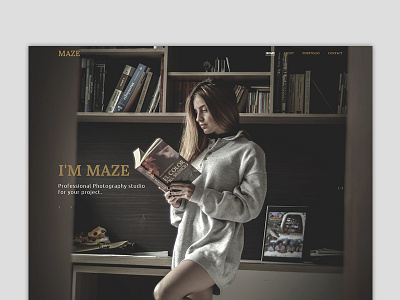 MAZE - Photography Portfolio Muse Template adobe muse agency creative muse template muse theme personal photo photo studio photographer photography portfolio responsive