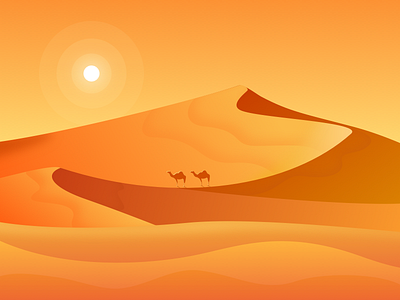 Desert sunset