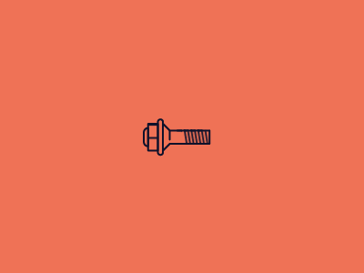 Dribbble bolt building construction fixing nut preloader twist