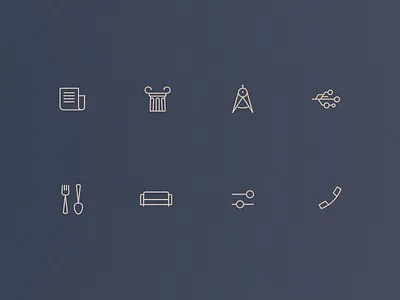 Icons Set design human centered icons interface mobile