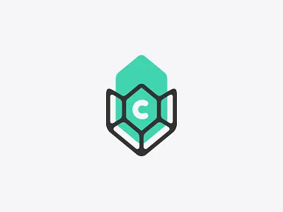 Crystal Turtle crystal design identity letter lettering line logo marks monogram simple type typography