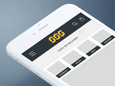 Mobile search UI animation design mobile search ui
