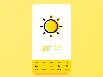 a cut sunny~ sunny weather