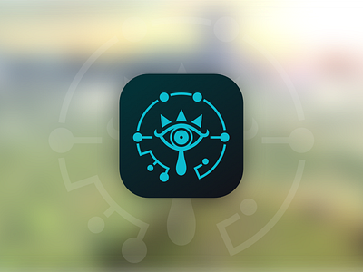 App Icon – Daily UI challenge #005 app app icon daily ui icon link sheikah sheikah slate zelda