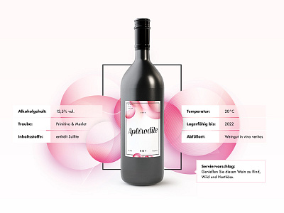 Aphrodite Wein alcohol product design red wine web website wine wine bottle