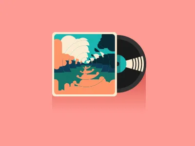 Tame Impala album cover icon minimal tame impala vector vinyl