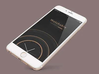 Splash screen | Work in progress app application design ios iphone mockup screen shop splash splashscreen watch watchable