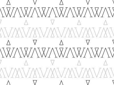 AW Pattern bw design modern pattern serif triangles