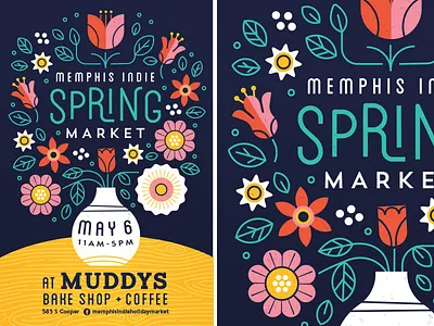 Sprang thang blossom bouquet flower flowers monoline mothers day poster vase wood grain