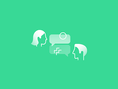 Feedback Illustration face gradient illo illustration people web webflow website