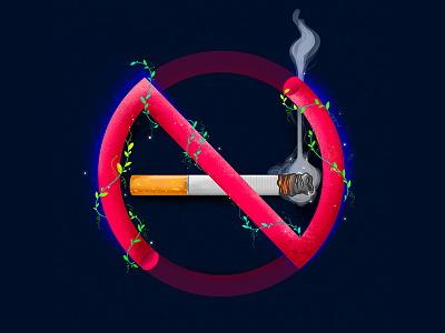 36DaysOfType 36daysoftype error icon illustration letter logo nosmoking smoking typography