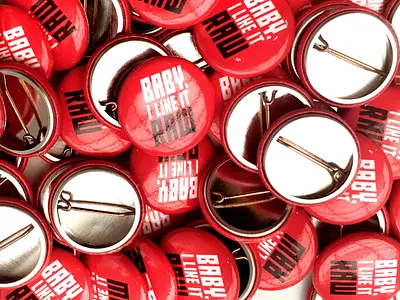 Baby, I Like It Raw / Post-Eastern Bloc Photography & Video branding buttons constructivism exhibition graphic design logo pins russian