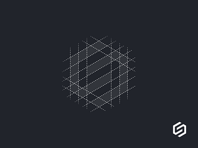 S grid brand branding creative dribble grid identity illustration illustrator inspiration logo photoshop s