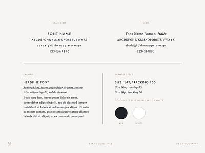 Guidelines branding identity logo process sub marks typography wip