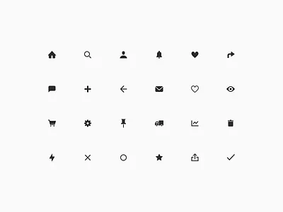 Honey Icons iconography icons