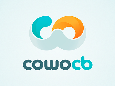 cowocb cowocb coworking logo logodesign