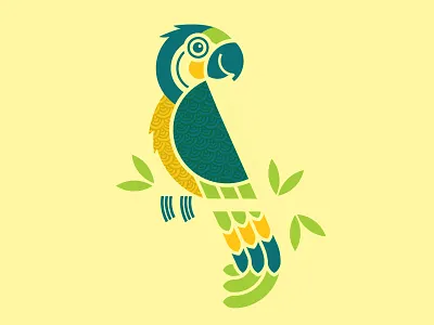 Macaw amazon bird geometric macaw parrot tee shirt