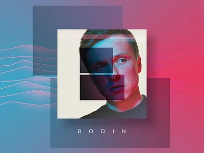 Artist Logo cover design gradient logo mashup music trend