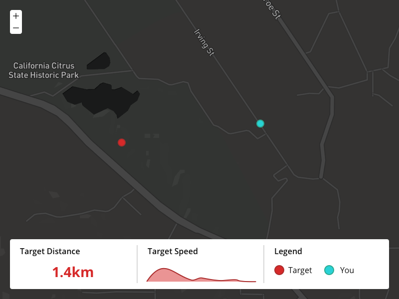 Example of Daily UI #020 - Location Tracker