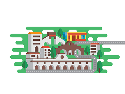 Ciudad Valles Mexico icon illustration map mapa mexico valles vector