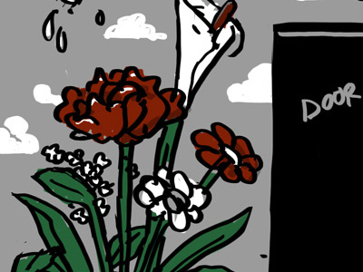 Rough Flowers sketch art drawing flowers illustration sketch