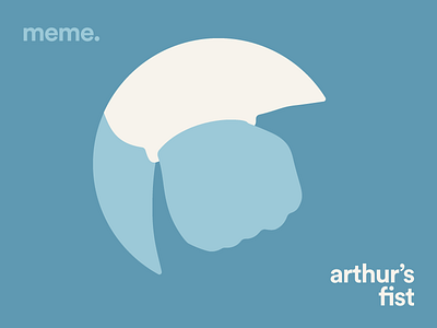 Arthur's Fist arthur arthur read blue dw meme pbs