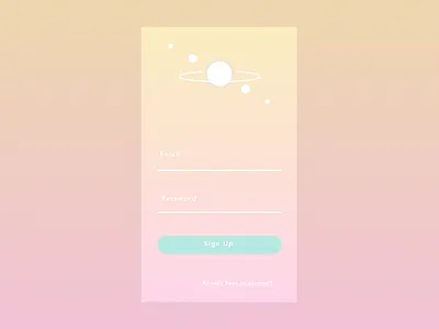 Sign Up – Daily UI #001 daily ui daily ui 001 login sign up ui challenge user sign up