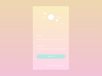 Sign Up – Daily UI #001 daily ui daily ui 001 login sign up ui challenge user sign up