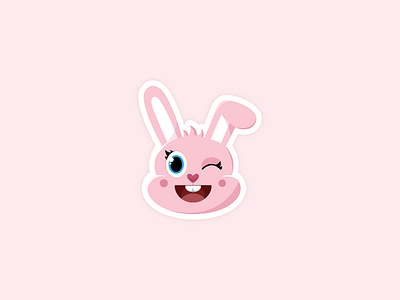 All your base are belong to us... 🐰 🎮 bunny cute cute bunny design fluffy icon illustration rabbit smile vector wink