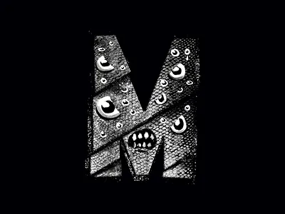 M 36 days to type custom type lettering type vector