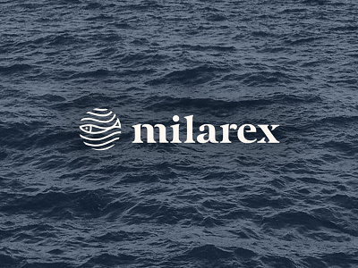 Milarex fish industry logo ocean sea