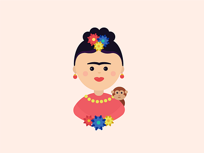 Frida 🌼 🌸 🌺 frida frida kahlo illustration woman womens day