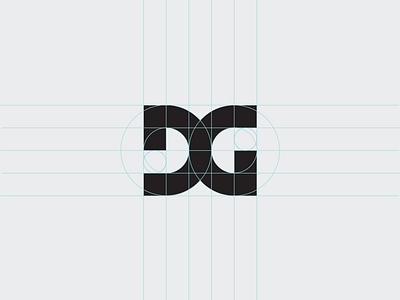 DG Monogram Logo. brand brandidentity branding davegamez graphic graphicdesign grid iconography logo logodesign monogram vector