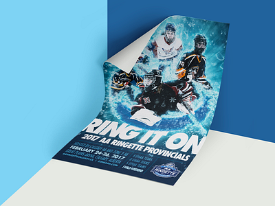 Ringette Poster goalie hockey ice poster ringette sports