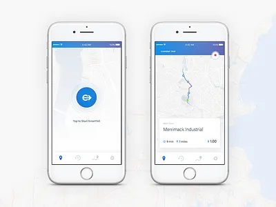 Mobile Toll Payment Concept app design ios product ui ux
